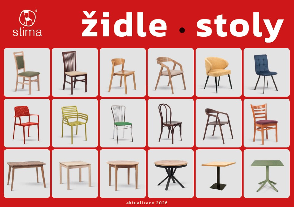 Titulní strana STIMA katalog 2026